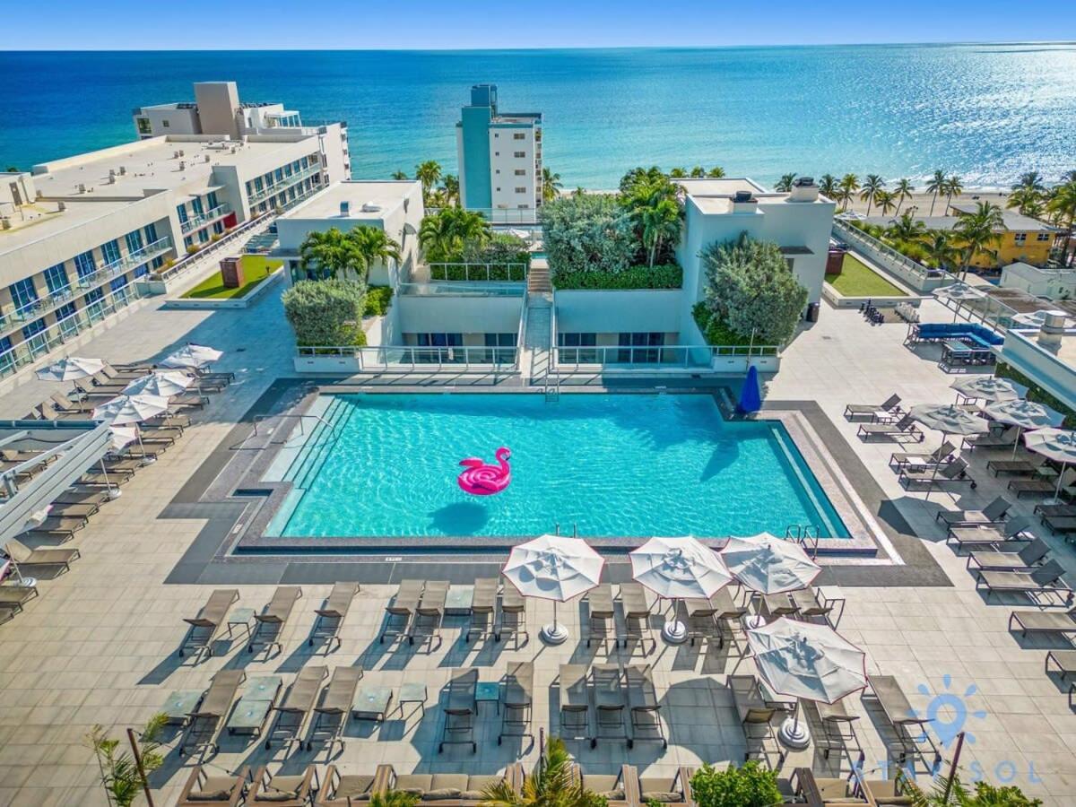 Lx Oasis Beachfront-Rt Infinity Pool Hollywood Extérieur photo