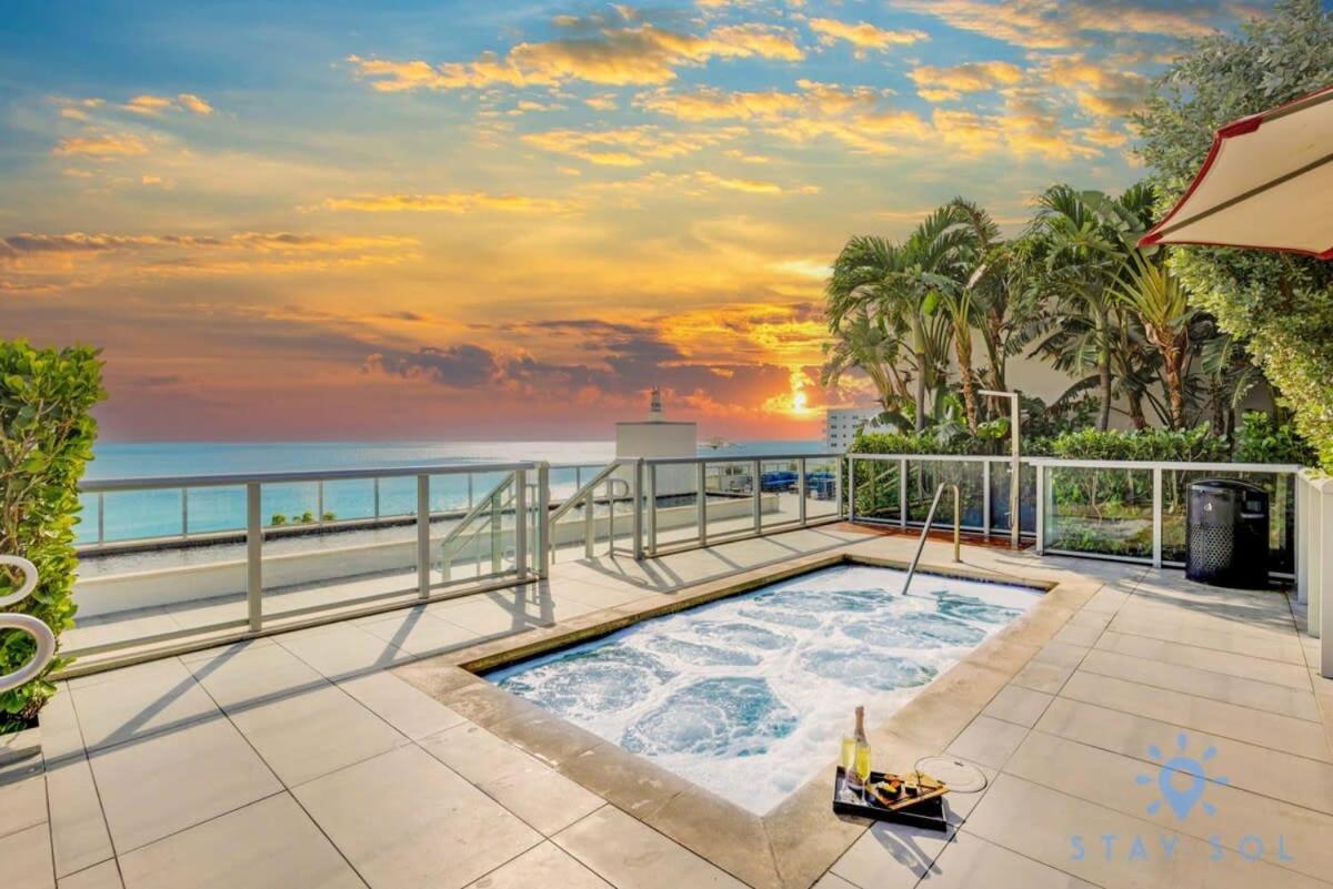 Lx Oasis Beachfront-Rt Infinity Pool Hollywood Extérieur photo