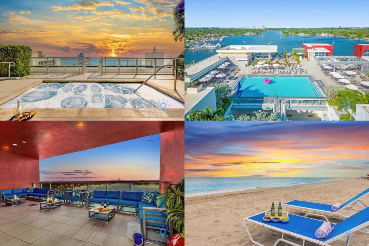 Lx Oasis Beachfront-Rt Infinity Pool Hollywood Extérieur photo